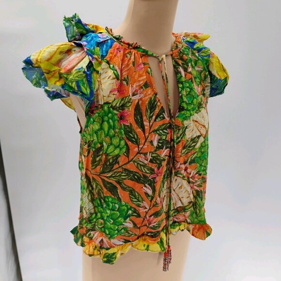 FARM RIO CAIPIRINHA Top in tropical design size M - Picture 15 of 16